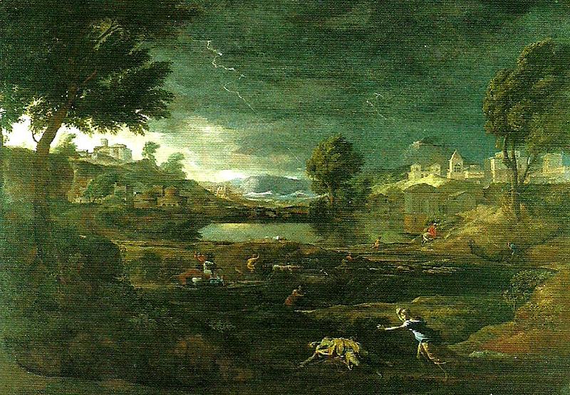 Nicolas Poussin landscape with pyramus and thisbe